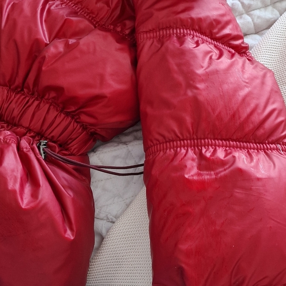 Armani Red Puffer Jacket - Picture 9 of 13